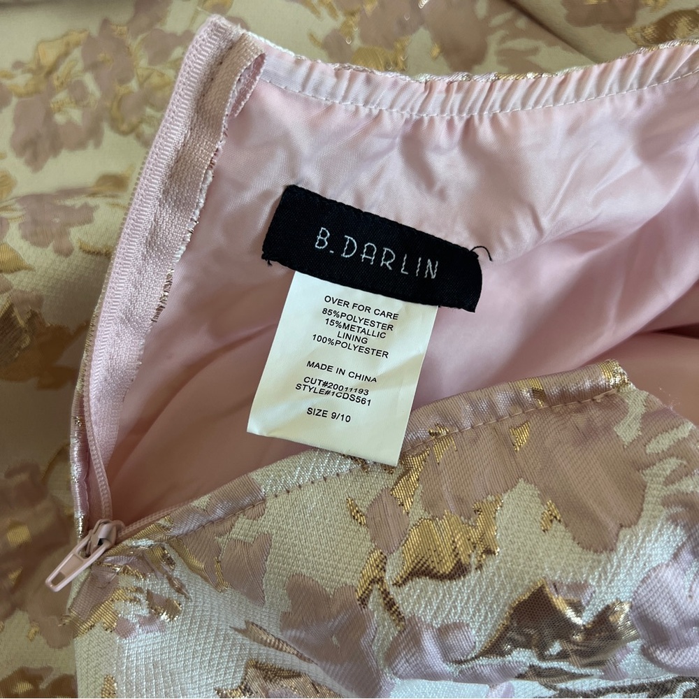 B Darlin Lace-Up A-Line Dress - Picture 7 of 7